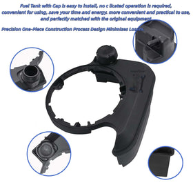 Viefow fuel tank cap assembly shown in one‑piece construction