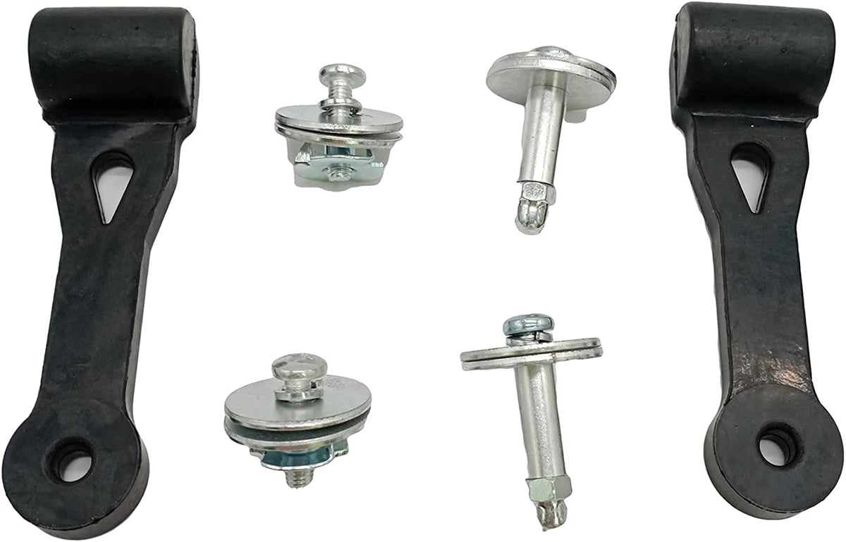 Viefow upper chute latch assembly secures bagger connection