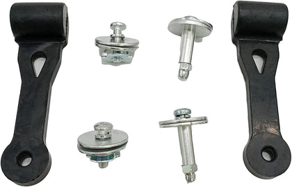 Viefow upper chute latch assembly secures bagger connection
