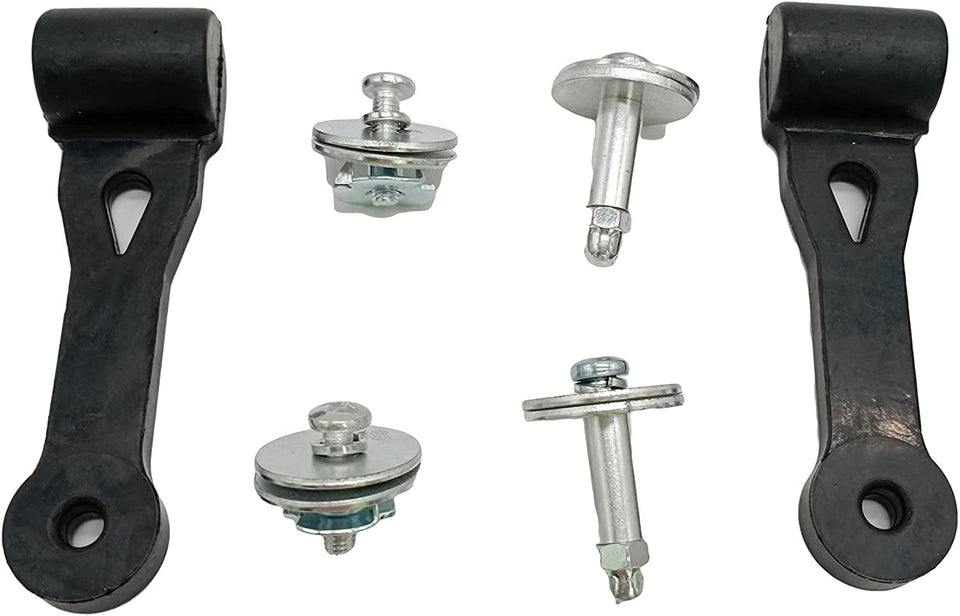 Viefow upper chute latch assembly secures bagger connection