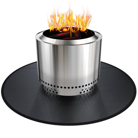 Viesembo 38in round firepit mat protects patio from embers and heat