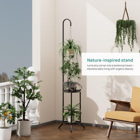 Viewcare indoor-outdoor plant rack suits succulents to larger plants.