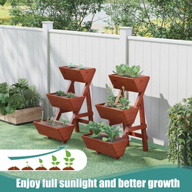 Viewcare raised garden bed with leg design for stability