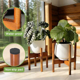 Vigordream fixed-frame build offers stability for heavy ceramic pots