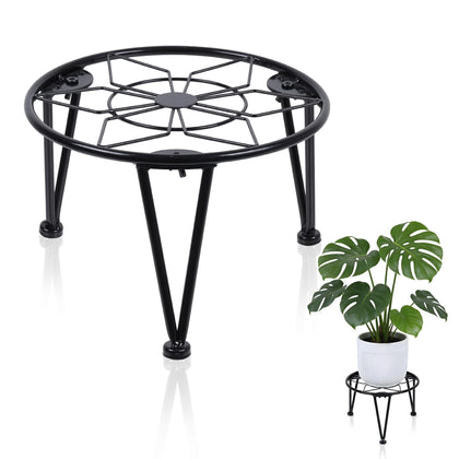 Vigordream metal plant stand round base indoors supports heavy pots safely.