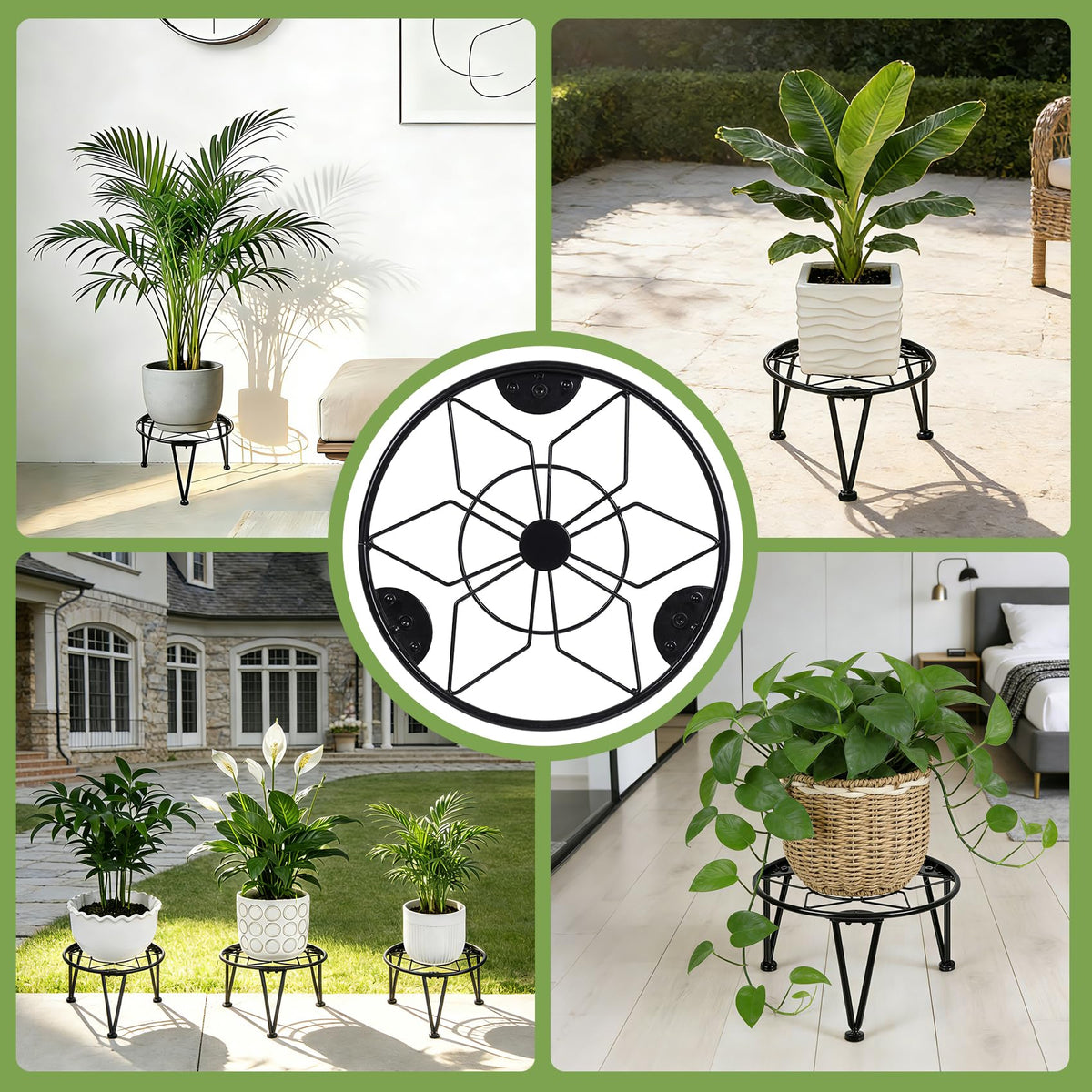 Vigordream sleek black design complements any decor style.