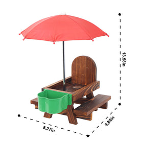 Vigormar Squirrel Feeder ground stake stabilizes ground placement
