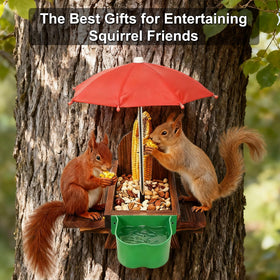 Vigormar Squirrel Feeder tree mount supports mounting on trees or walls