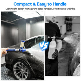 VIGORSHINE 100ml bottle focuses on quick, efficient foam application