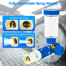 VIGORSHINE 360-degree rotatable nozzle provides flexible spray patterns for precise coverage