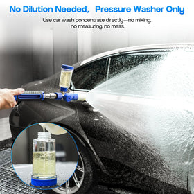 VIGORSHINE adjustable foam concentration enables tailored cleaning for different grime levels