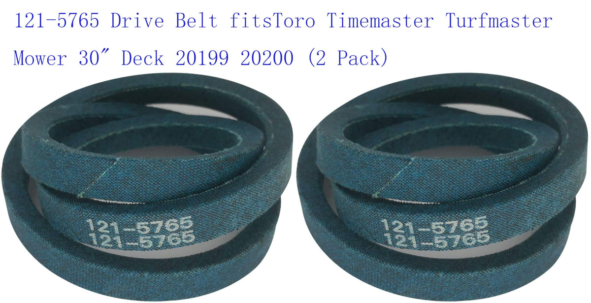 VIGORVIL 121-5765 drive belt close-up, wrapped-molded aramid core for longevity.
