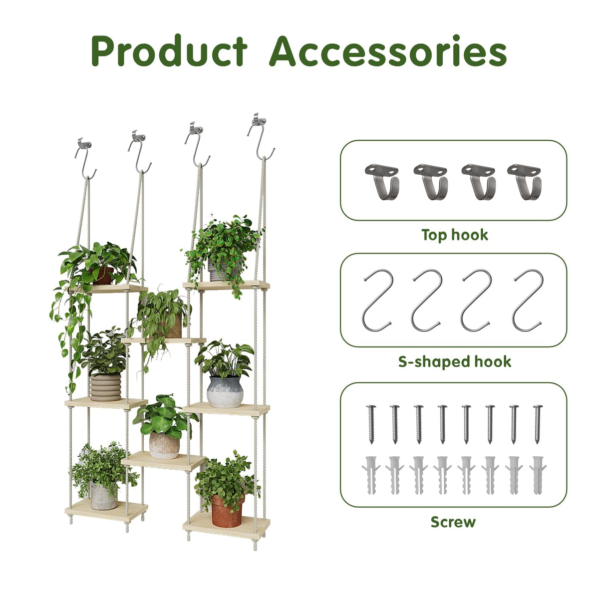 Vihawke living-room wall decor showcases greenery with style.