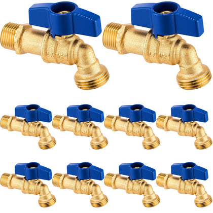 VIHOSE 10-pack hose bibs boxed for outdoor replacement and convenience