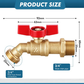 VIHOSE easy-install outdoor faucet ready for quick setup