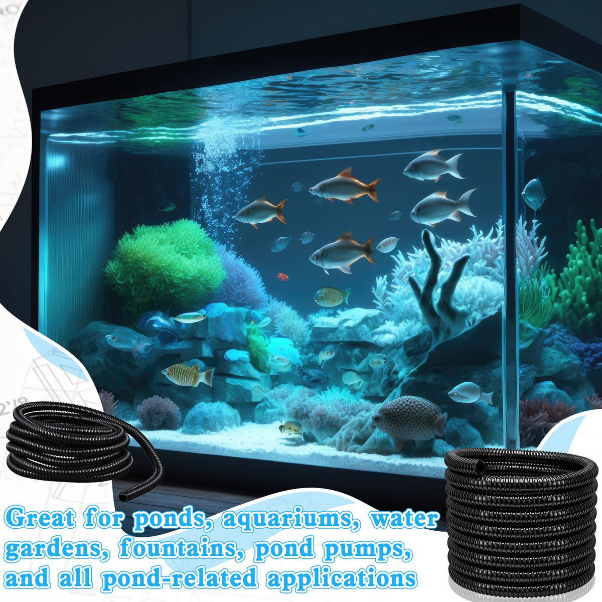 VIHOSE smooth inner surface supports steady water flow.
