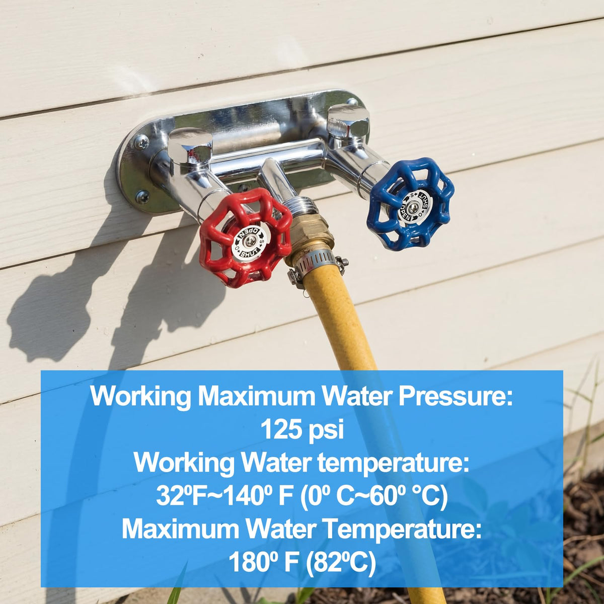 VIHOSE vacuum breaker design prevents bursts in freezing conditions.