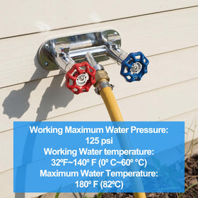 VIHOSE vacuum breaker design prevents bursts in freezing conditions.