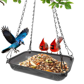 VIHSIPR hanging bird feeder outdoors promotes easy birdwatching with durable, weather-ready construction.