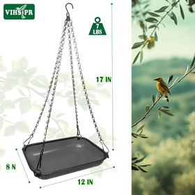 VIHSIPR rectangular platform seed tray provides ample space for quick refills.
