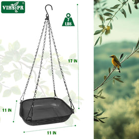 VIHSIPR sturdy metal hanging hardware keeps the feeder steady for reliable feeding