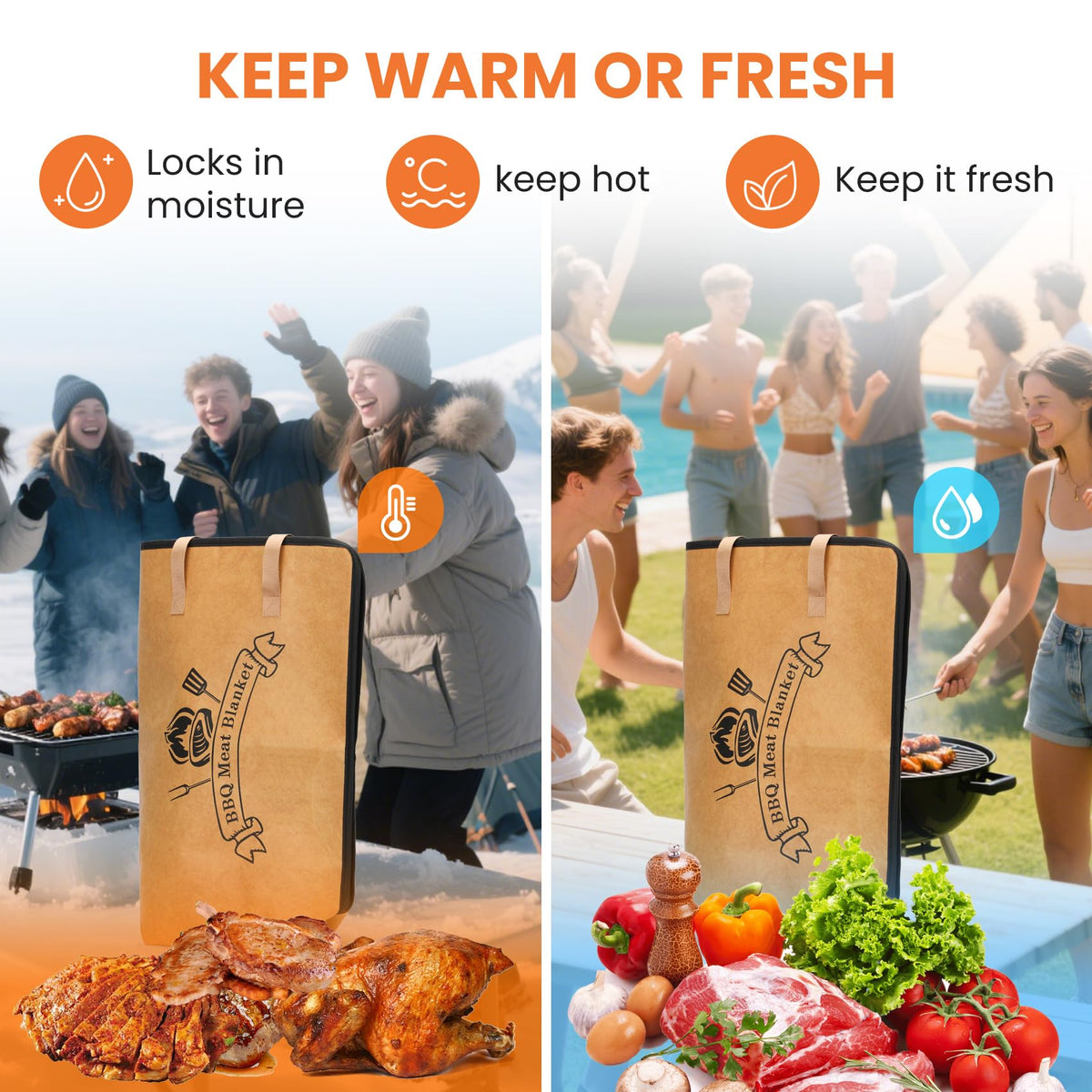 Vikua BBQ Blanket doubles as portable, easy-to-carry resting bag