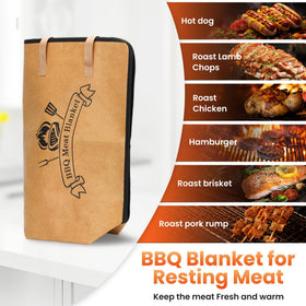 Vikua BBQ Blanket cleans easily with damp cloth after grilling