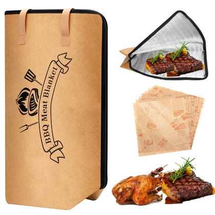 Vikua BBQ Blanket in large resting size keeps brisket warm during resting