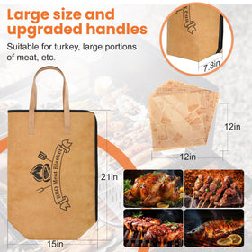 Vikua BBQ Blanket open design enables easy placement of meat