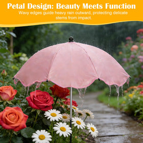 Vikua plant umbrella durable frame resists wind for lasting garden shade