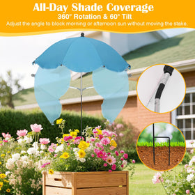 Vikua plant umbrella waterproof fabric blocks heat and reduces water loss