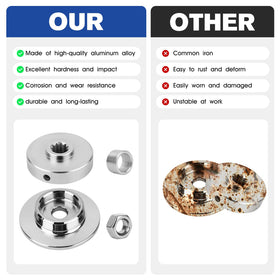 Vilapow aluminum alloy construction offers durability and corrosion resistance
