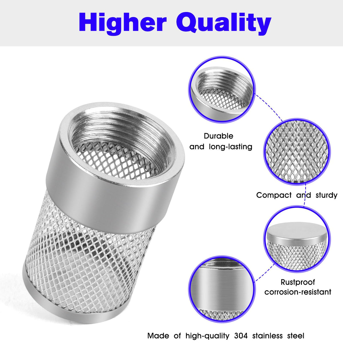 Vilapow easy-install suction filter simplifies setup for DIY and pros.