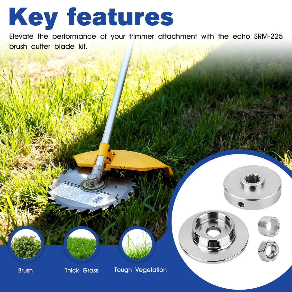 Vilapow SRM-225 trimmer attachment kit ready for upgrade