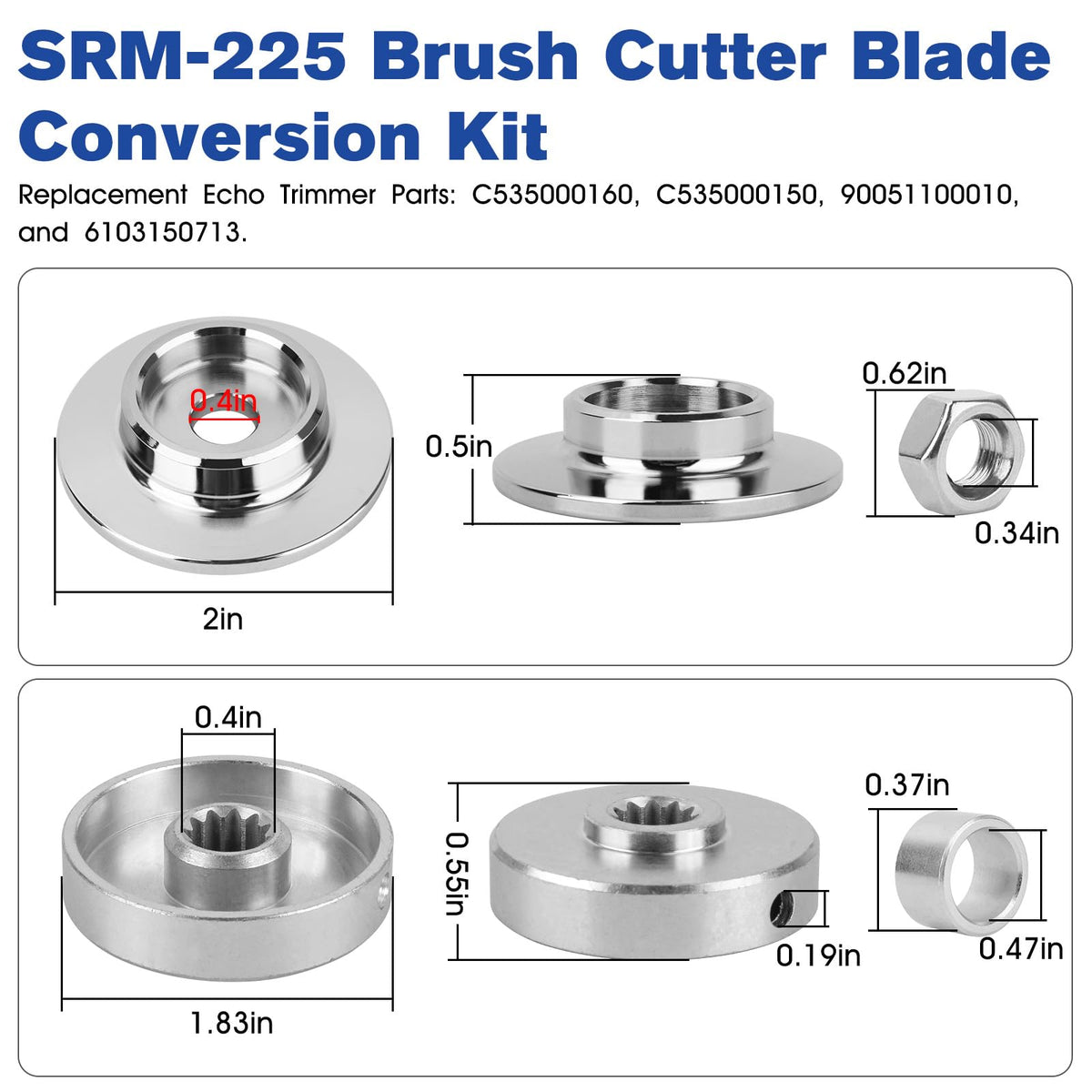 Vilapow SRM-225 upper fixing plate secures a robust upgrade