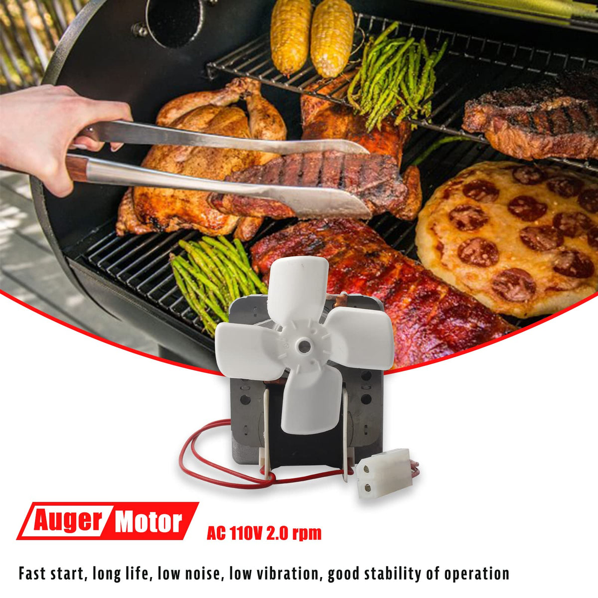 Village Smoker fire burn pot in stainless steel supports longer-lasting performance.