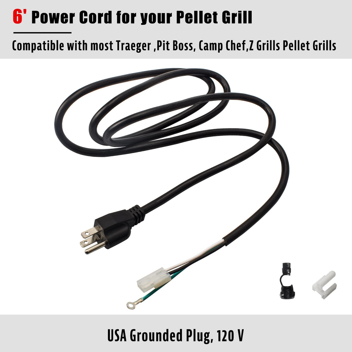 Village Smoker screws and fuse included for a ready-to-use repair kit.