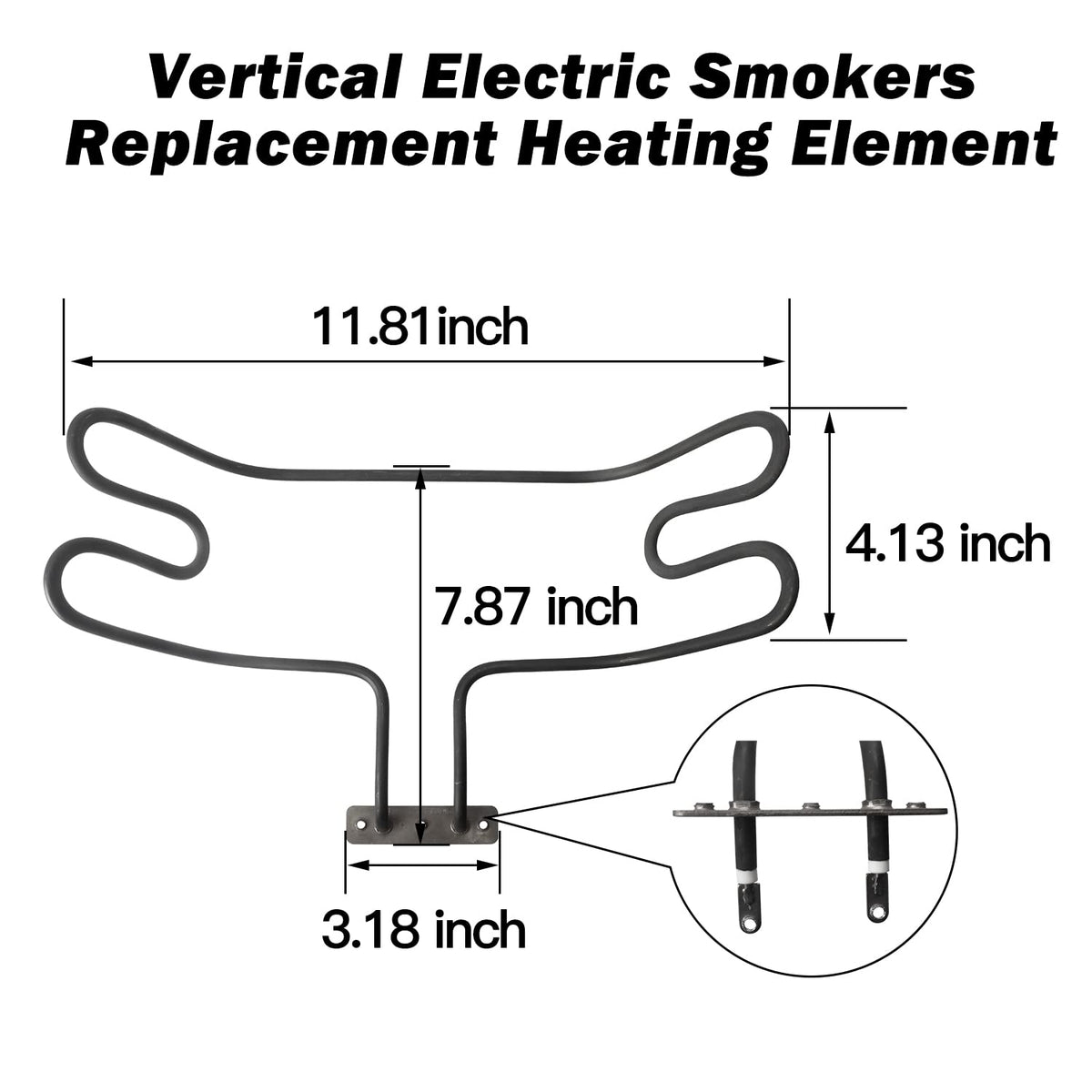 Village Smoker heating element for PBV3A1 provides steady heat for even smoking sessions