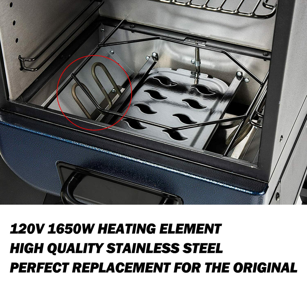 Village Smoker digital control-panel combined element enables precise temperature control