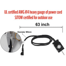 Village Smoker stainless steel heating element designed for durability outdoors