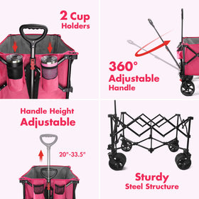 VILLEY all-terrain wheels and brakes stabilize on grass and slopes