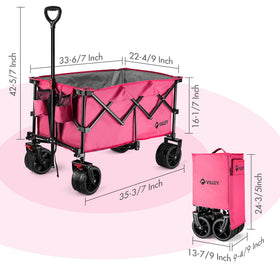 VILLEY wagon includes two cup holders for drinks on the go