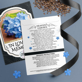 Vimtoba blue forget-me-not bloom close-up highlighting memorial symbolism
