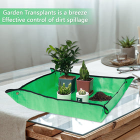 VinYankee mat rolled for compact storage after gardening chores