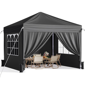 Vinabilia 10x10 canopy front view with a sturdy frame and ample shade