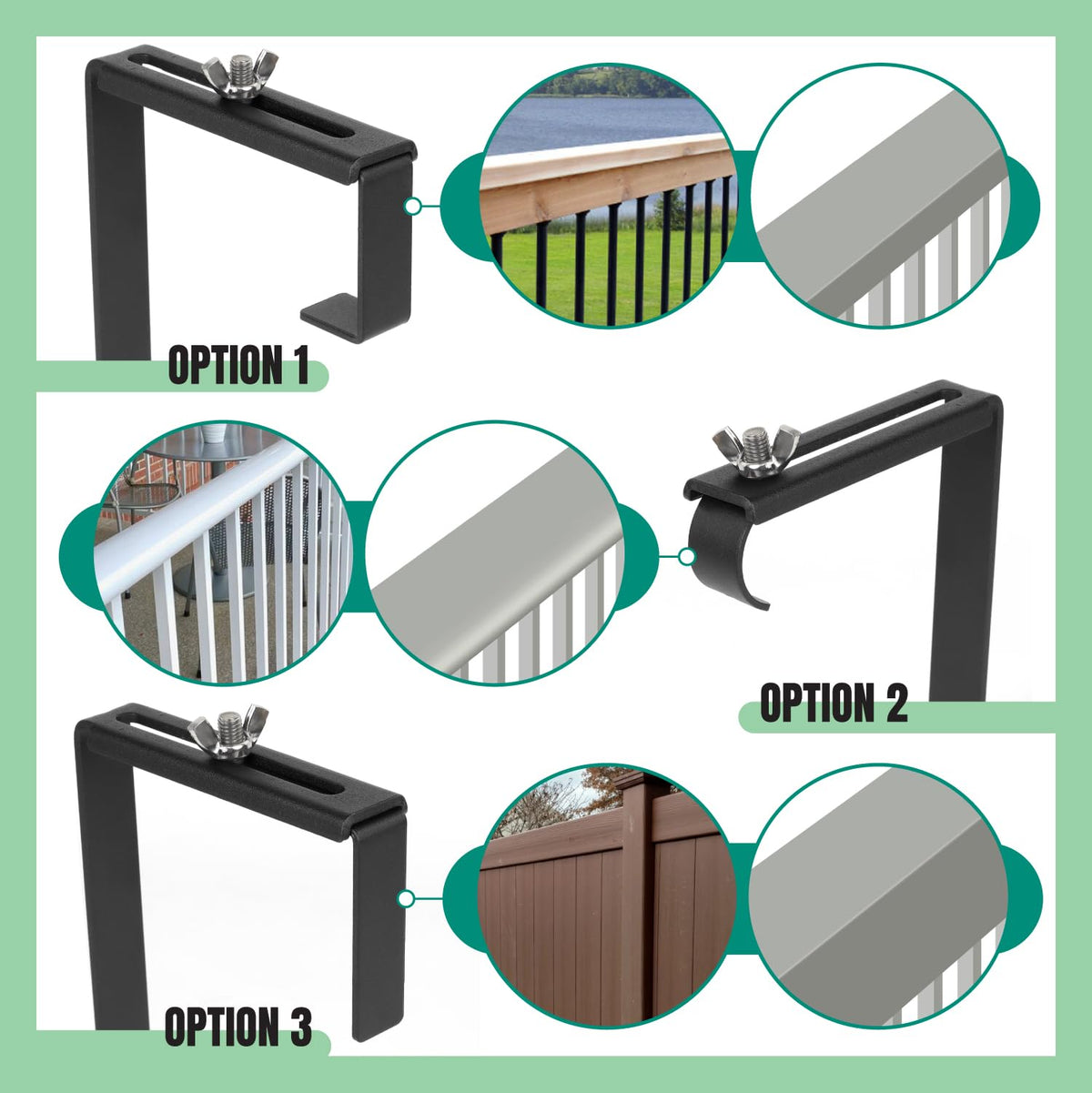 Vinazone iron alloy construction highlights durable outdoor use.