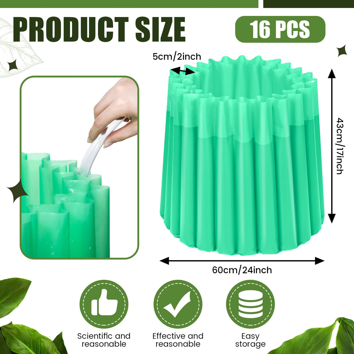Vincreem insulated plant protectors shield crops during cold snaps