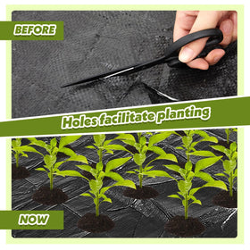 Vincreem breathable, water-permeable fabric aids soil health and drainage.