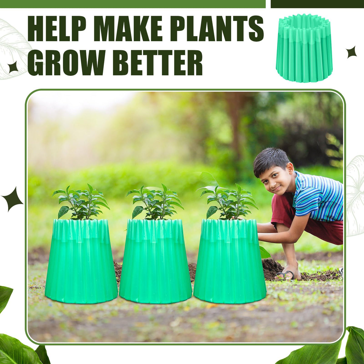 Vincreem easy-to-install water-wall setup protecting plants from frost