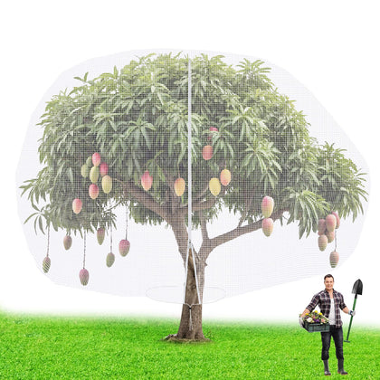 Vincreem fruit tree netting 12x16 cover shields fruit while allowing airflow.